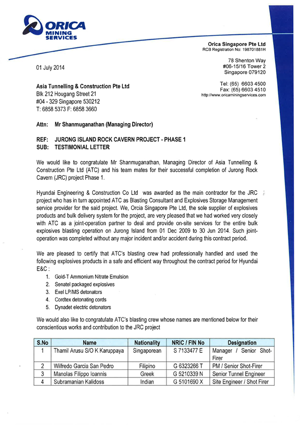 ORICA MINING SERVICES